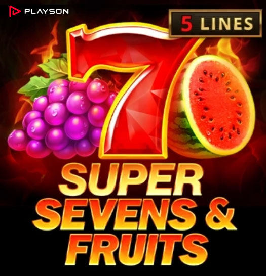 Игровой автомат 5 Super Sevens & Fruits от провайдера онлайн-игр для интернет-казино - студии Playson 5 Super Sevens & Fruits - cлот для онлайн-казино от провайдера игровых автоматов Playson