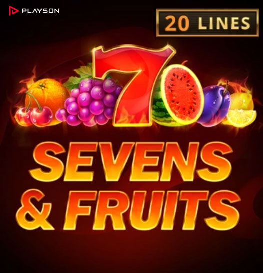 Игровой автомат Sevens & Fruits 20 Lines от провайдера онлайн-игр для интернет-казино - студии Playson Sevens & Fruits 20 Lines - cлот для онлайн-казино от провайдера игровых автоматов Playson